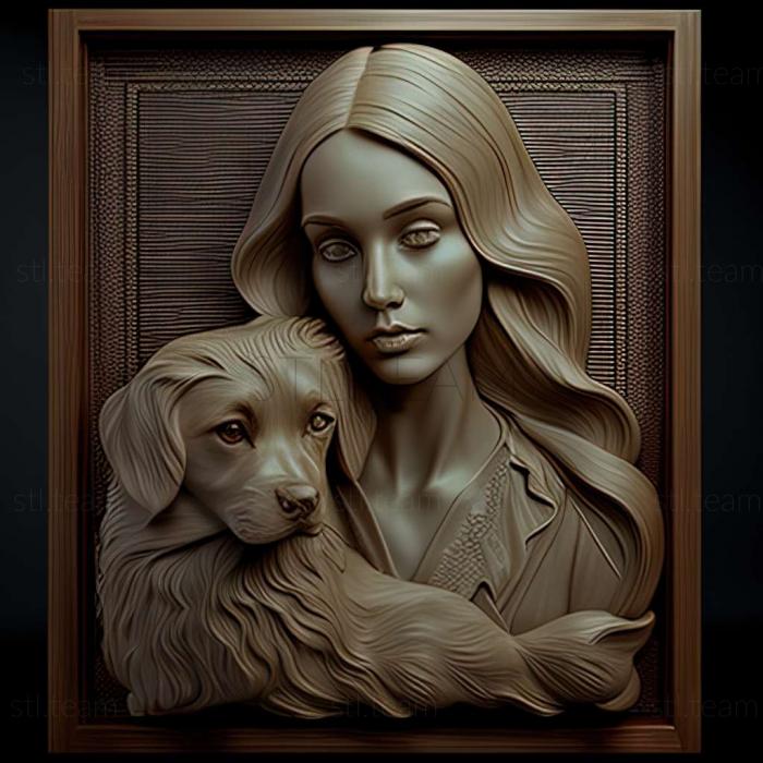 3D model Blondie famous animal (STL)